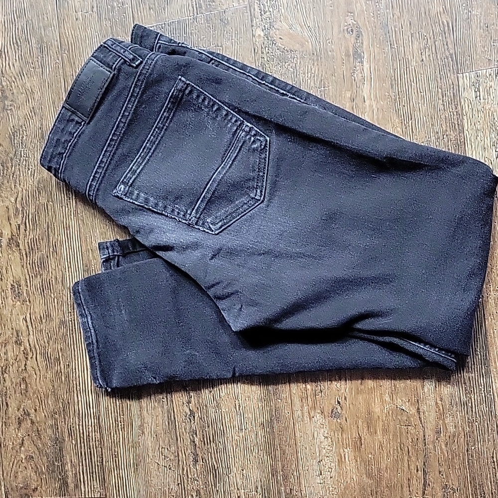 Men's  Black Faded Jeans